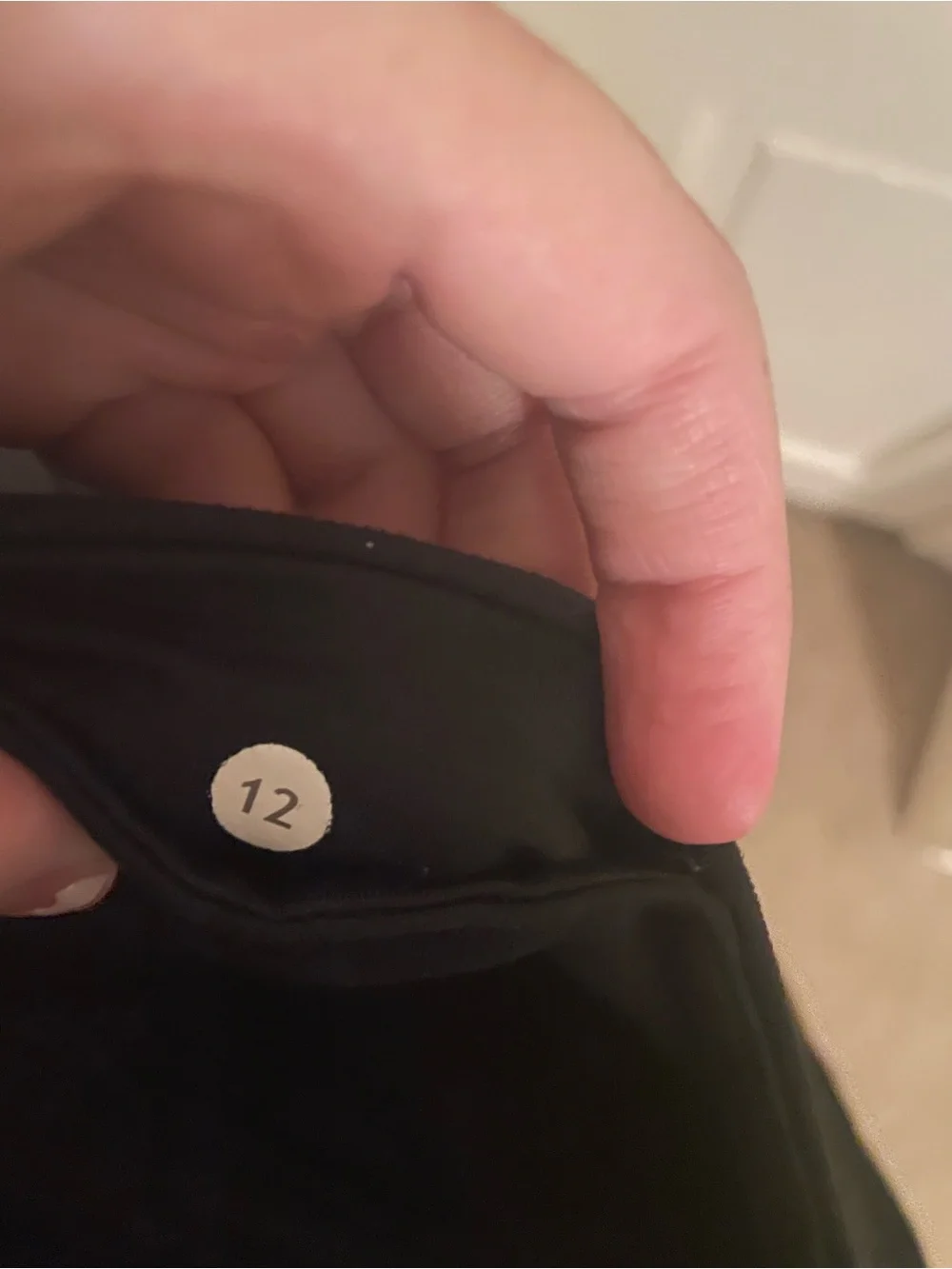 lululemon athletica Black Cropped Leggings